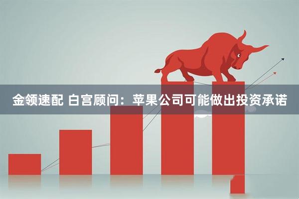 金领速配 白宫顾问：苹果公司可能做出投资承诺