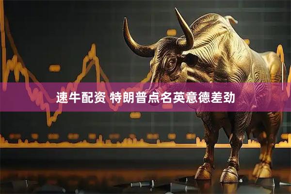 速牛配资 特朗普点名英意德差劲